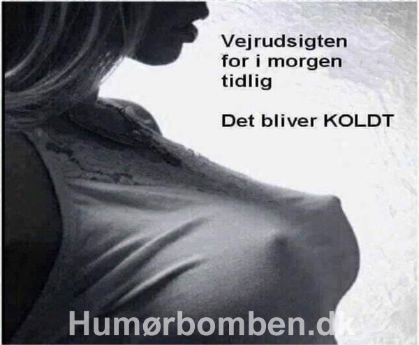 Det bliver koldt i morgen