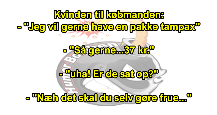 Kvinden til købmanden
