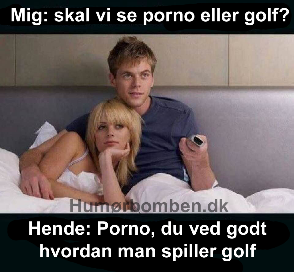 Porno eller golf