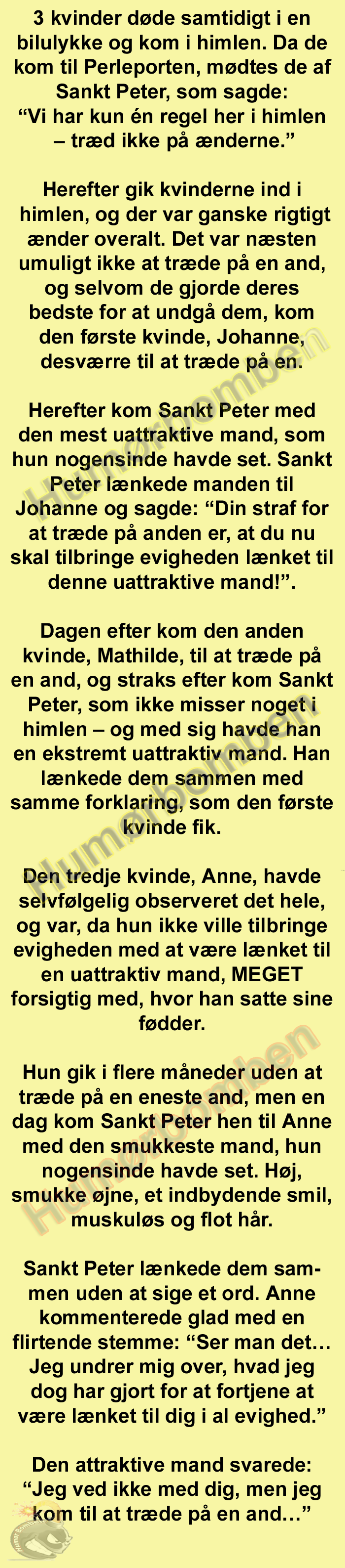 3 kvinder døde samtidigt i en bilulykke