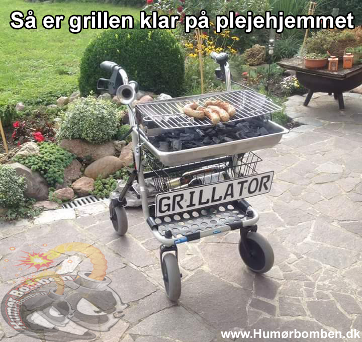 Grill på plejehjemmet