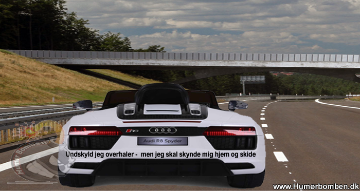 Undskyld jeg overhaler – men jeg skal skynde mig hjem og skide