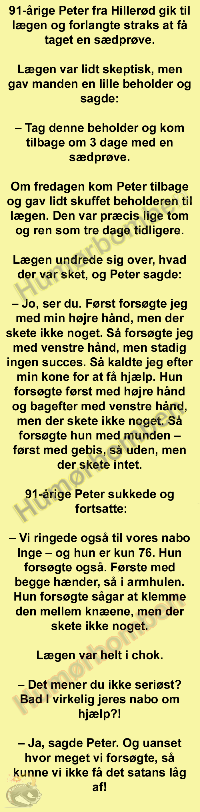 91-årige Peter fra Hillerød gik til lægen