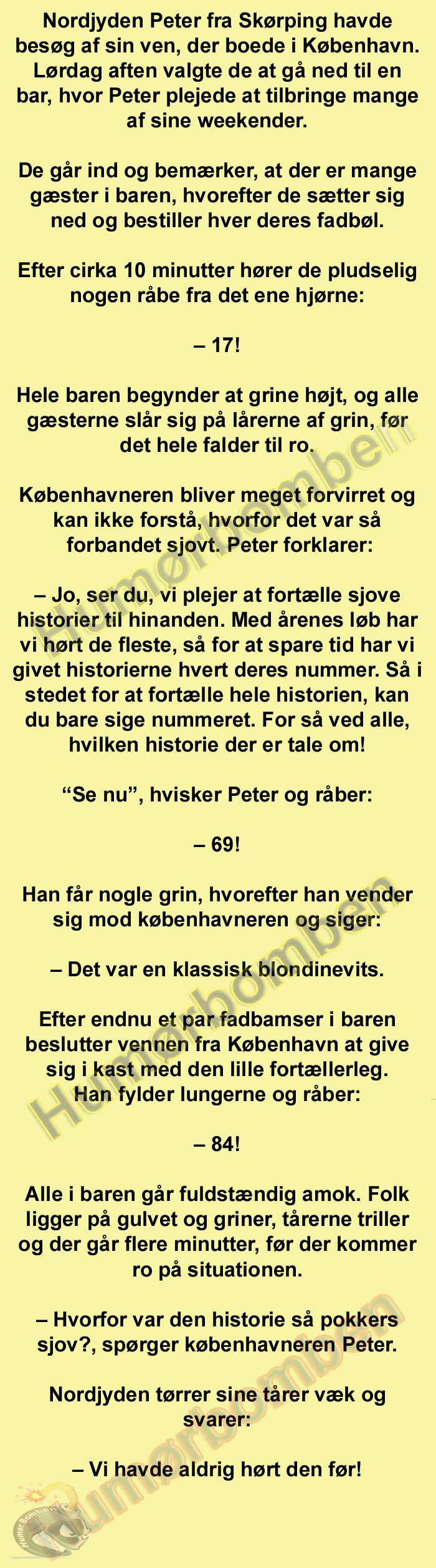 Nordjyden Peter fra Skørping havde besøg af sin ven, der boede i København