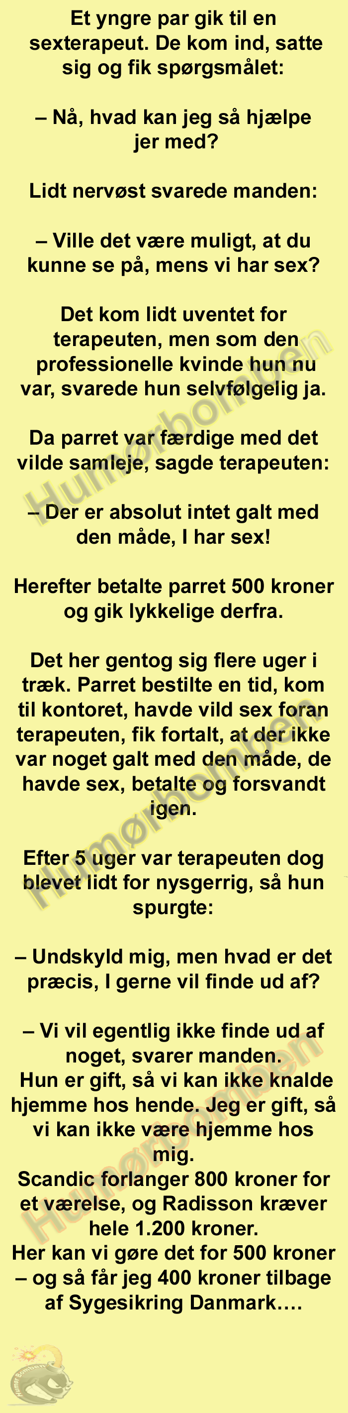 Nå, hvad kan jeg så hjælpe jer med