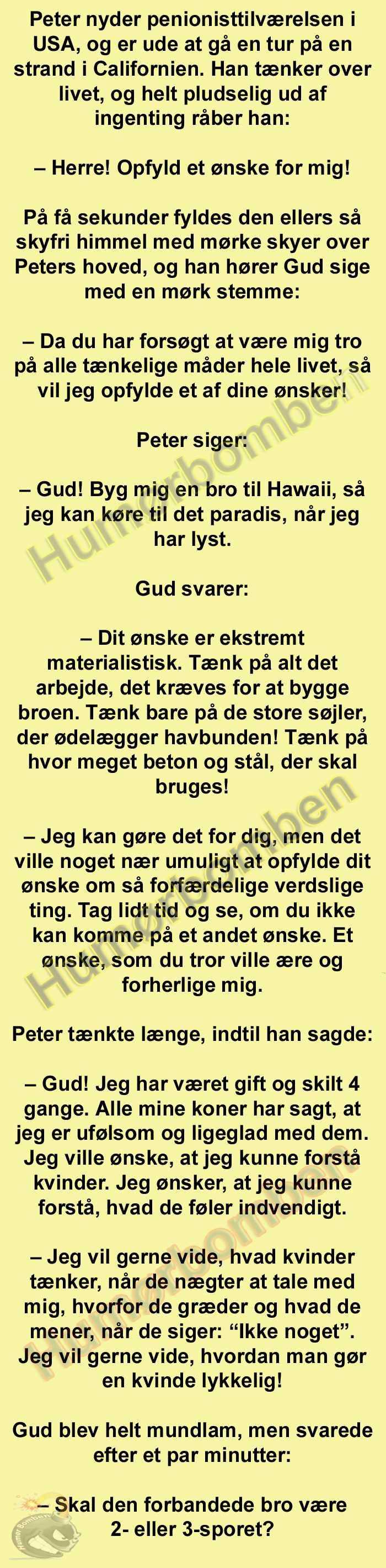 Peter nyder penionisttilværelsen