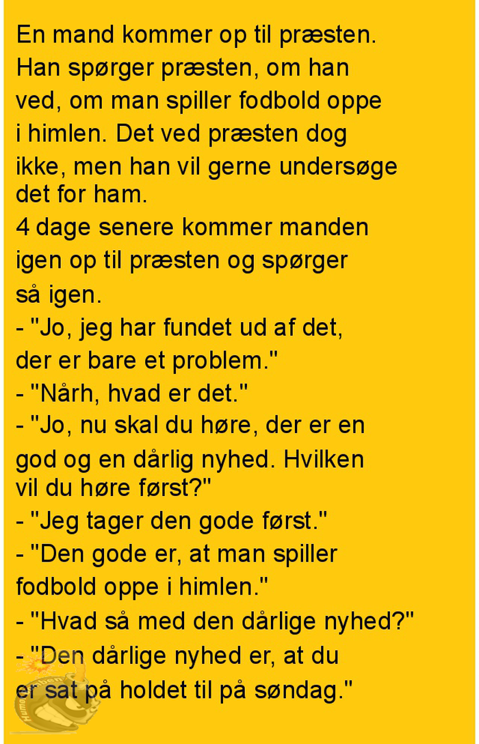 Der er en god og en dårlig nyhed