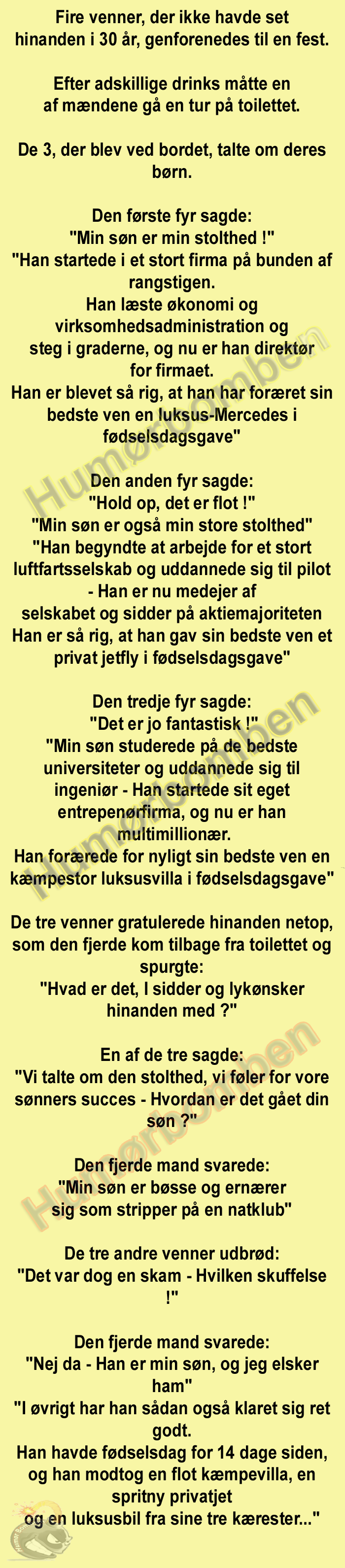Fire venner, der ikke havde set i 30 år