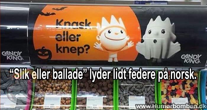 Slik eller ballade lyder lidt federe på norsk