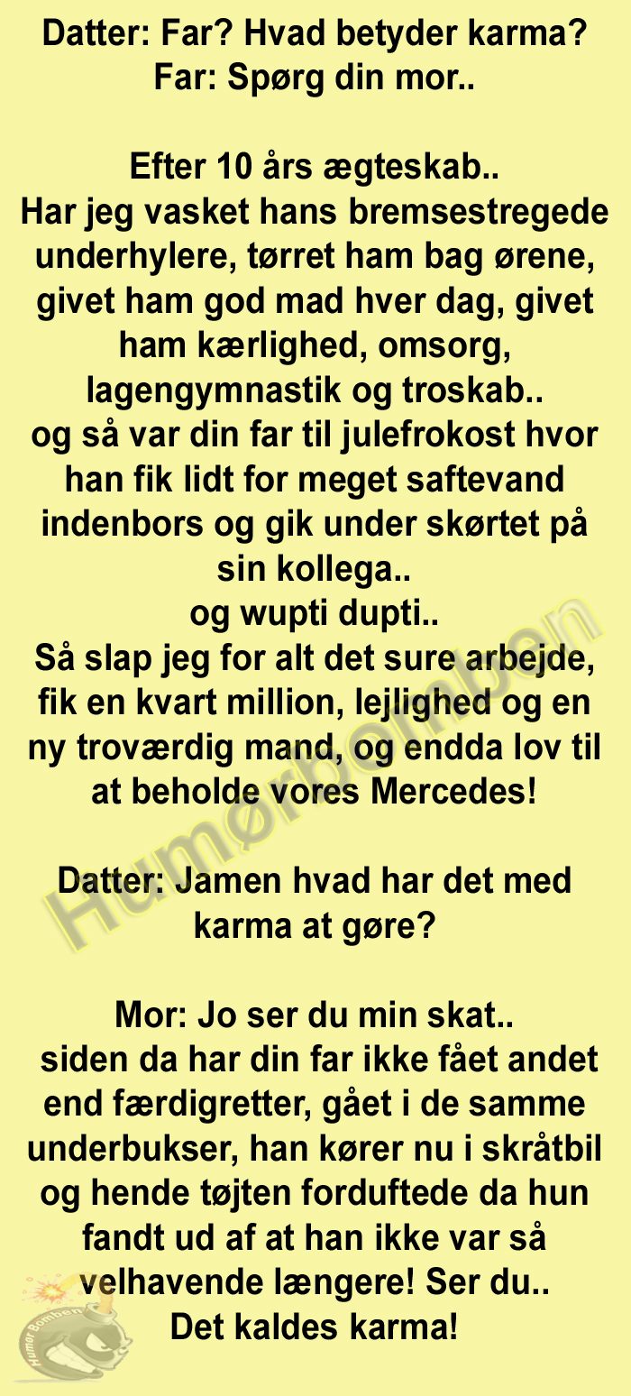 Hvad betyder karma