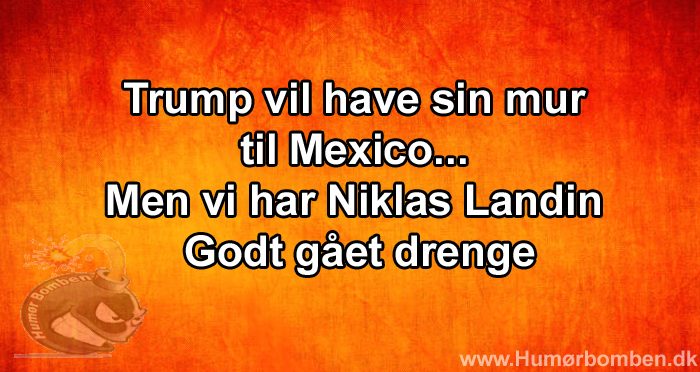 Trump vil have sin mur