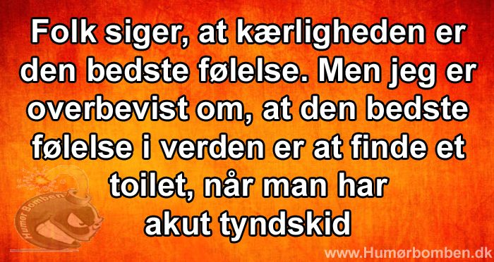 Folk siger, at kærligheden er den bedste følelse