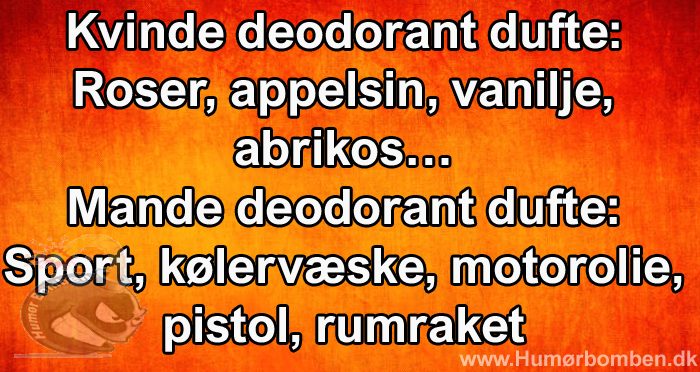 Kvinde deodorant dufte