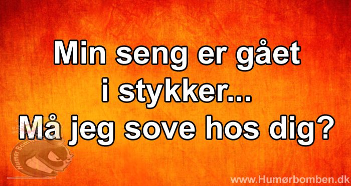 Min seng er gået i stykker