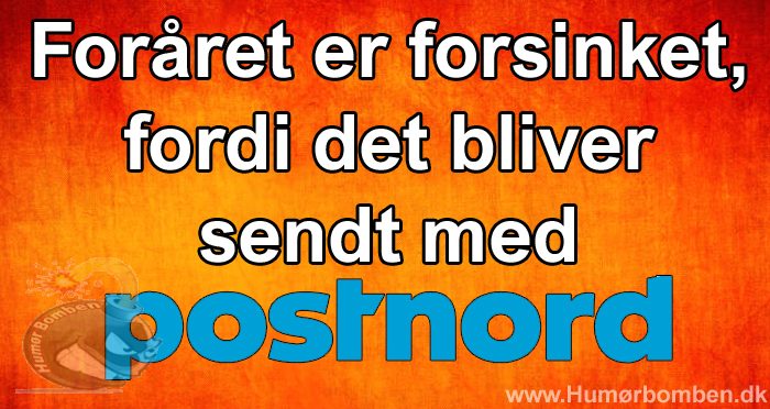 Foråret er forsinket –