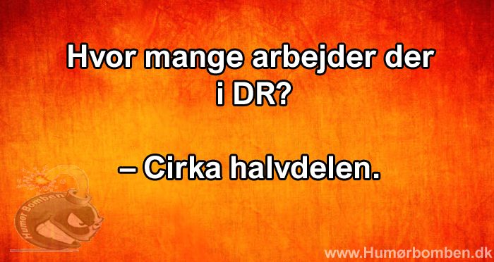 Hvor mange arbejder der i DR