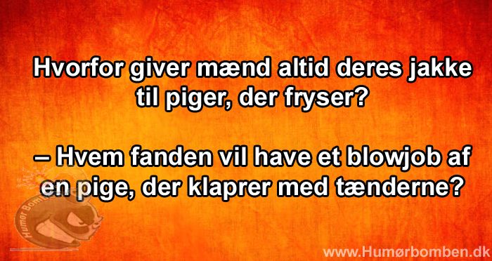 Hvorfor giver mænd altid deres jakke til piger, der fryser
