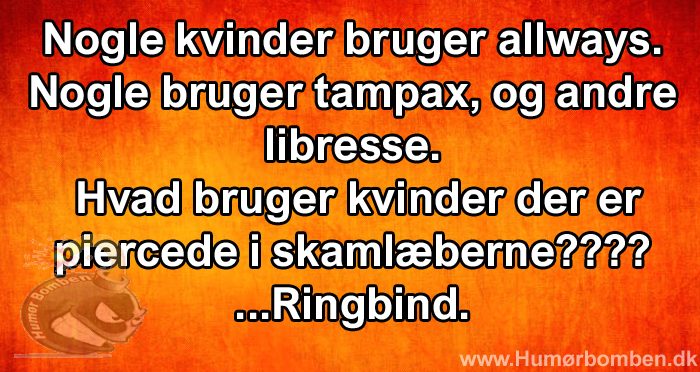 Nogle kvinder bruger allways