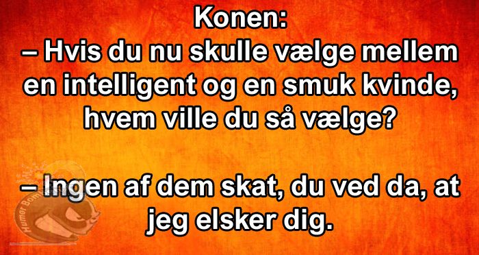 Hvis du nu skulle vælge