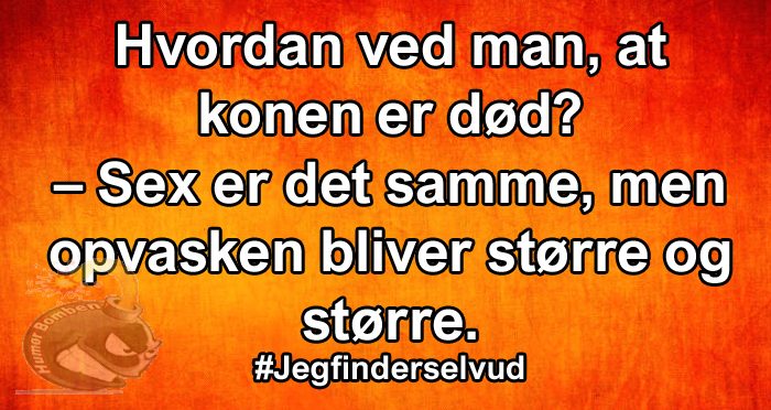 Hvordan ved man, at konen er død