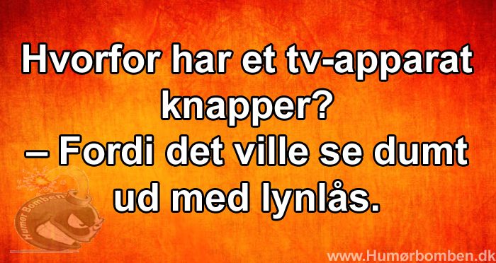 Hvorfor har et tv-apparat knapper