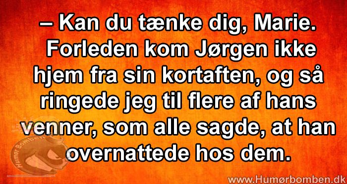 Kom ikke hjem fra sin kortaften