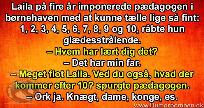 Laila på fire år imponerede pædagogen
