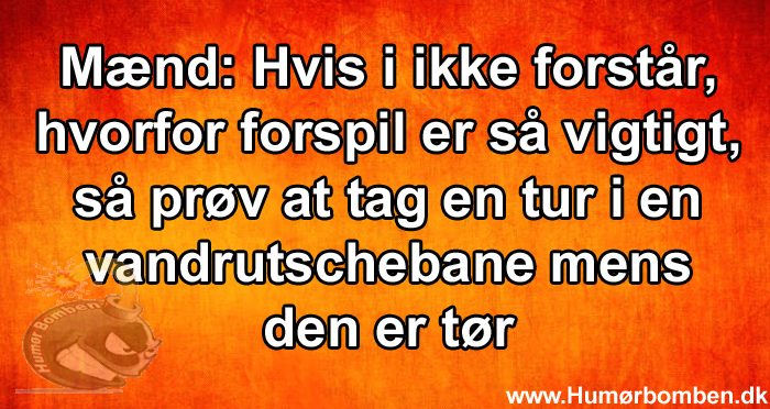 Mænd – Hvis i ikke forstår