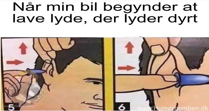 Når din bil begynder at lave lyde