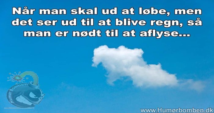 Når man skal ud og løbe