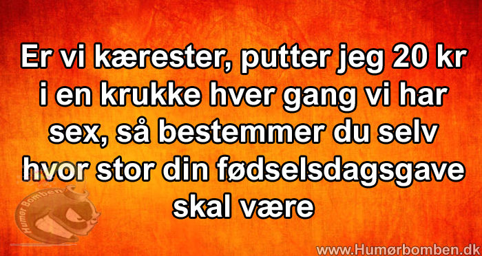 Er vi kærester