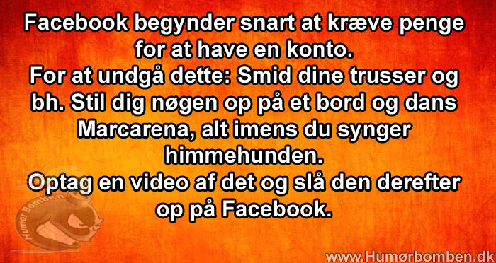 Facebook begynder snart at kræve penge