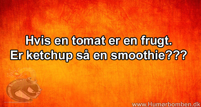Hvis en tomat er en frugt