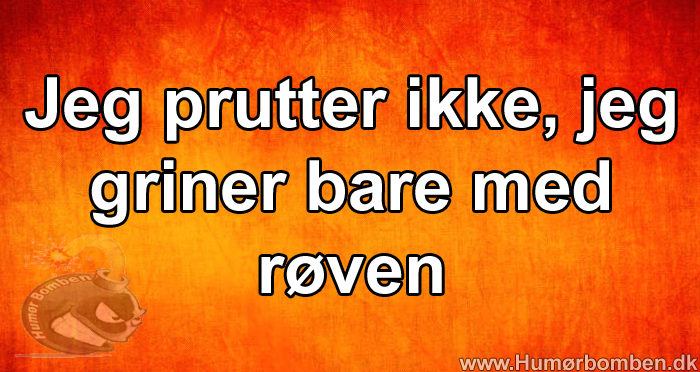 Jeg prutter ikke