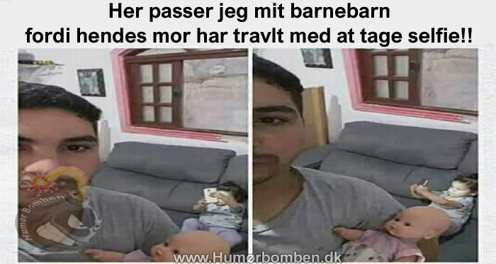 Her passer jeg mit barnebarn