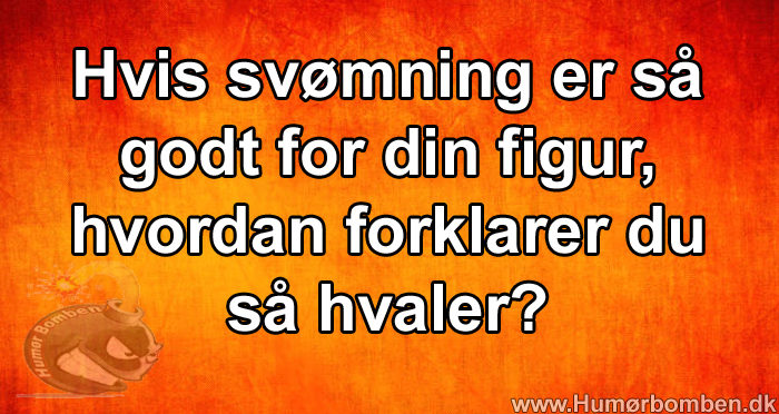 Hvis svømning er så godt