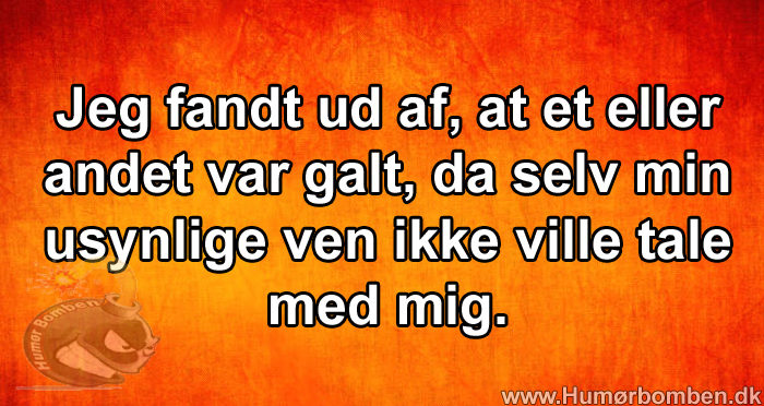 Jeg fandt ud af