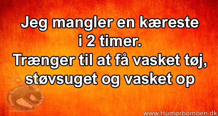 Jeg mangler en kæreste