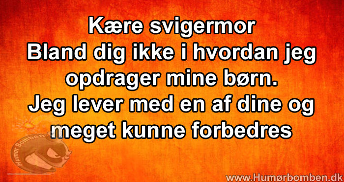 Kære svigermor