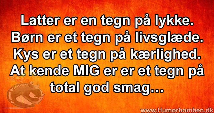 Latter er en tegn på lykke