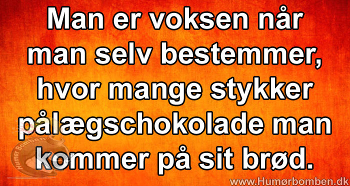 Man er voksen
