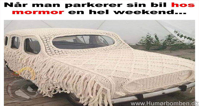 Når man parkerer hos mormor