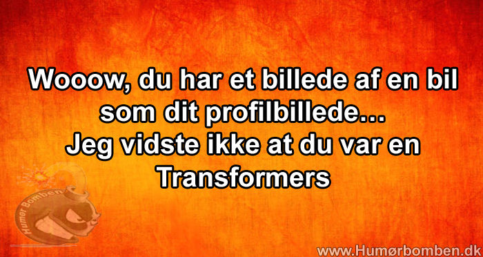 Wooow, du har et billede af en bil