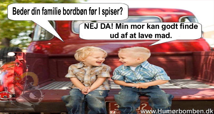 Beder din familie bordbøn før I spiser