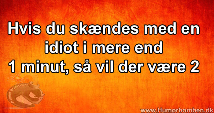 Hvis du skændes