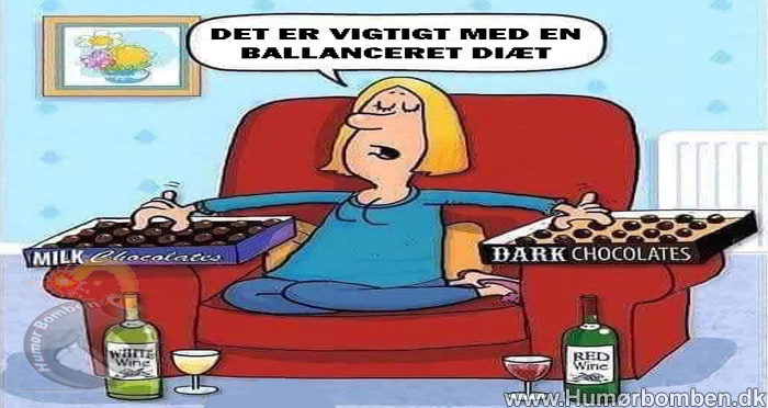 Det er vigtigt med en ballanceret diæt