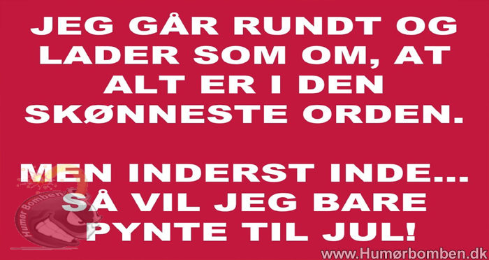 Vil gerne pynte op til jul