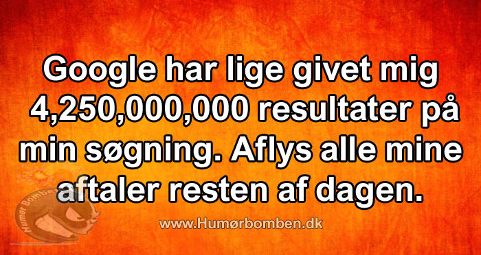 Google har lige givet mig