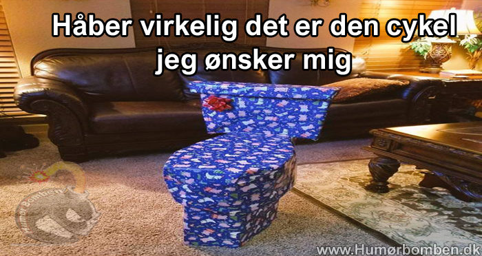 Håber virkelig det er den cykel jeg ønsker mig