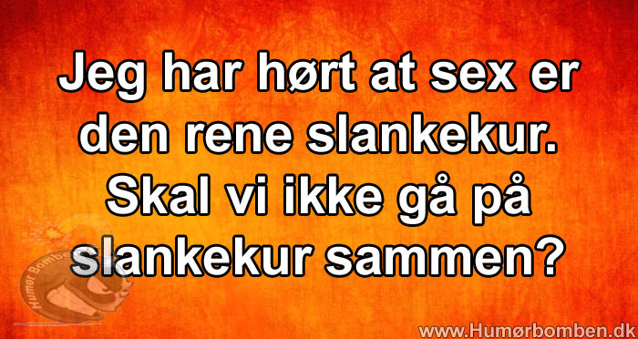 Skal vi ikke gå på slankekur sammen